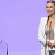 Scarlett Johansson at the 35th Annual American Cinematheque Awards ceremony honoring her